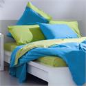 Set bedsheets double+2 Pillow cases MINIMAL Turqouise
