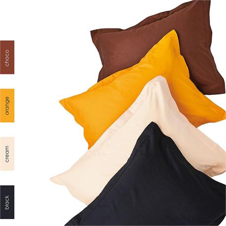 Bedsheet single 170Χ270cm - UNICOLOR Orange