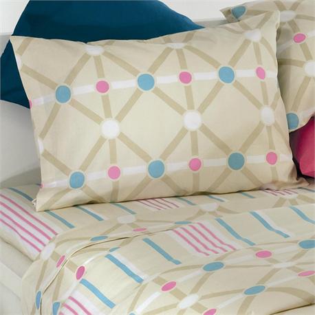 Set bedsheets double +2  Pillow cases - DIAGONAL