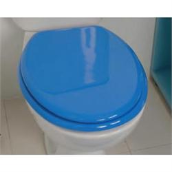 Toilet seat MDF blue 37X44 cm