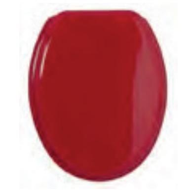 Toilet seat MDF red 37X44 cm