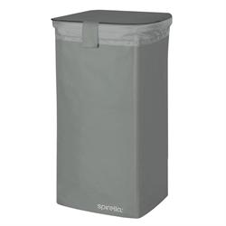 Καλάθι απλύτων γκρί  75lt polyester 34X34X72 cm