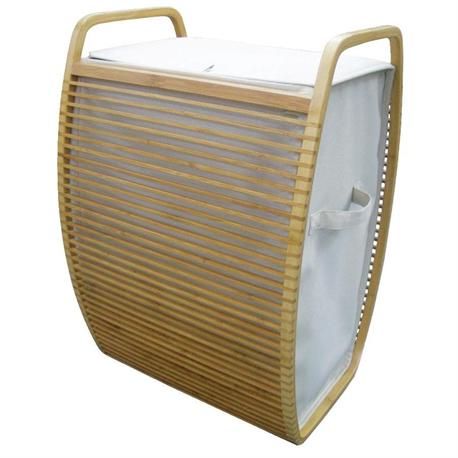 Laundry basket with laminated waterproof case...