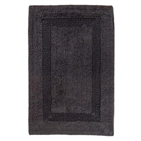 Βαμβακερό χαλάκι μπάνιου dark grey 45X65 cm 