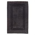 Βαμβακερό χαλάκι μπάνιου dark grey 45X65 cm 