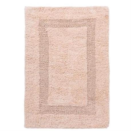 Cotton bathmats beige 45X65 cm 