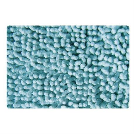 Cotton bathmats chenille light blue 50X50 cm