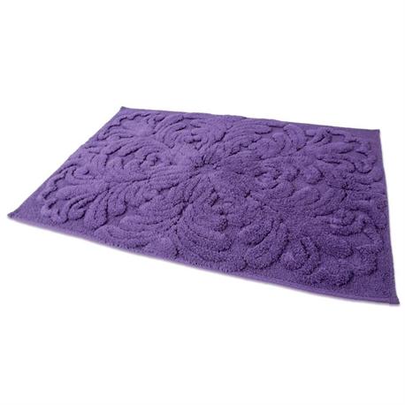 Cotton bathmats art purple 60X90 cm