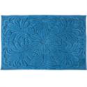 Cotton bathmats art blue 60X90 cm