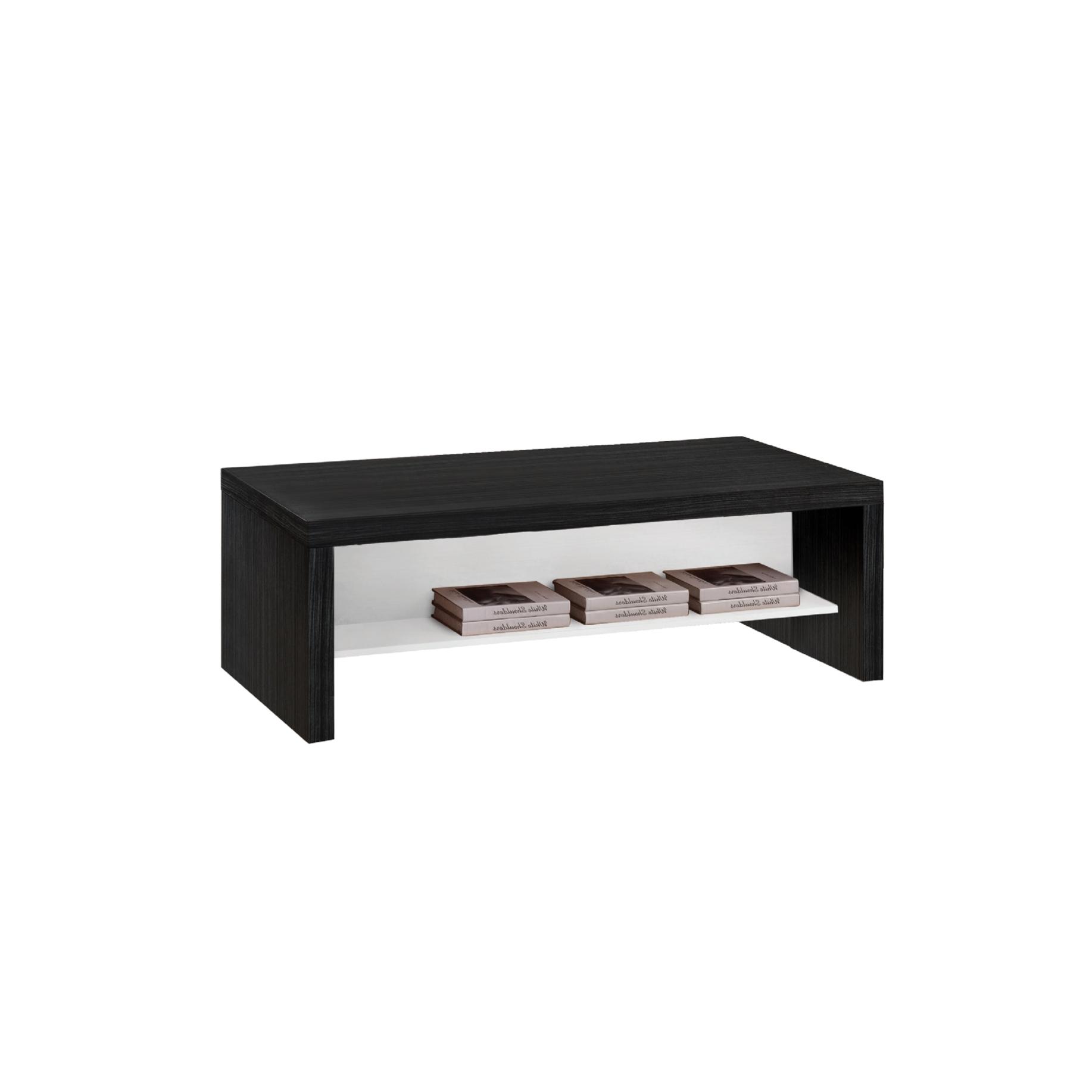 Coffee table black oakwhite