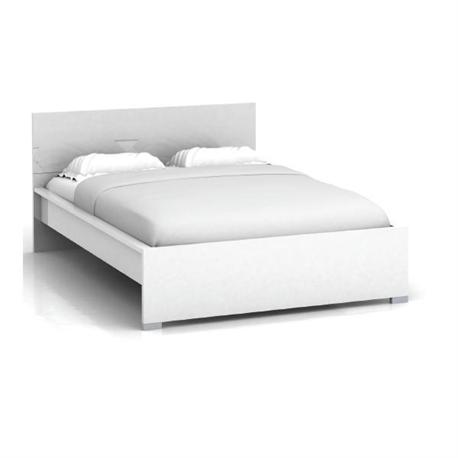 Bed white high gloss for matress 160X200