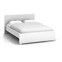 Bed white high gloss for matress 160X200