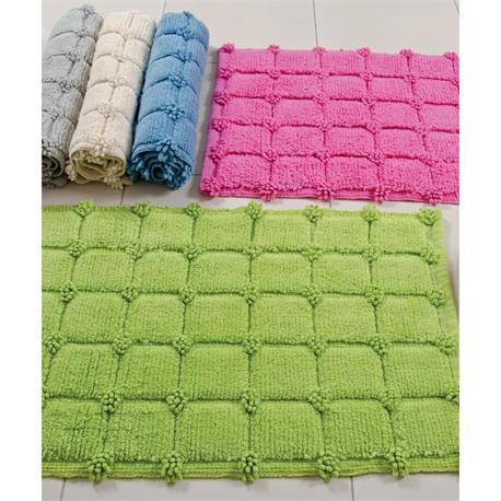 Cotton bathmats square ivory 50Χ80 cm