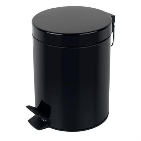 Metallic bin black 5lt