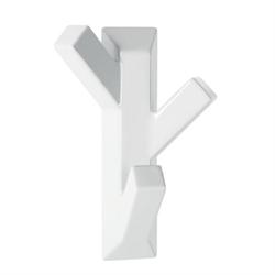 Κρεμαστράκι λευκό ABS 7,4Χ10,9 cm