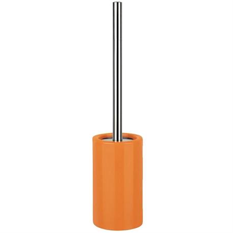 Ceramic toilet brush orange