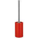 Ceramic toilet brush red
