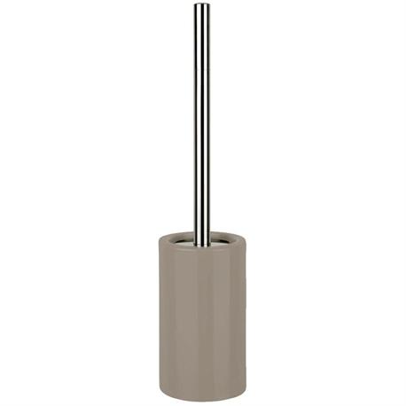 Ceramic toilet brush beige