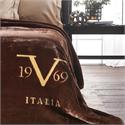 V19.69 Italia, Blanket Double Velour, color VELLUTO Caffe