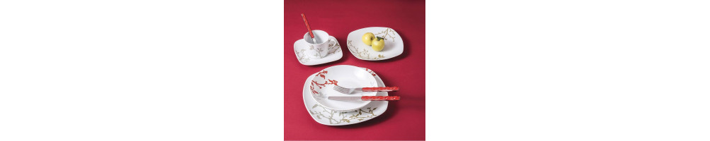 Dining set 20pcs. Coral