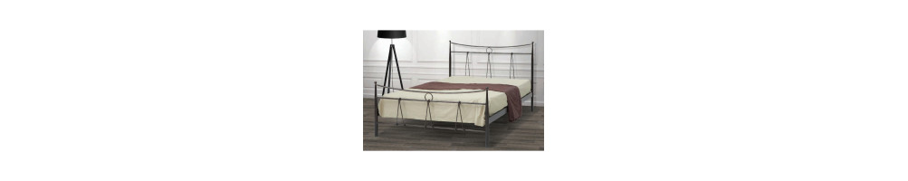 Iron Double bed SIKINOS 160X200 cm