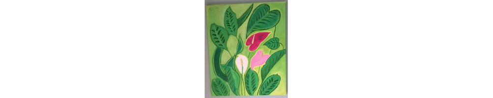 Anthoriums - Original painting 
