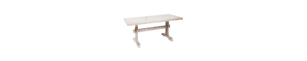 DINING TABLE Antique white