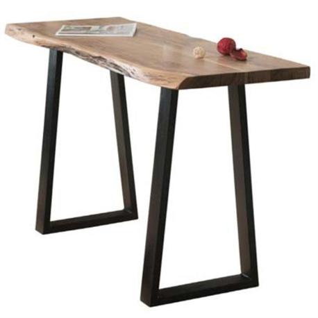 Κονσόλα Ακακία Φυσικό/Μεταλ.Μαύρο