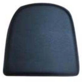 Κάθισμα μεταλλικής Καρέκλας Pvc Μαύρο (Μαγνητικό)