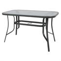 Table 140 x80 cm Steel Dark Grey