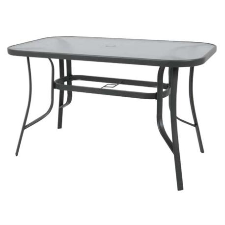 Τραπέζι 120 x70 εκ Μεταλλικό Ανθρακί
