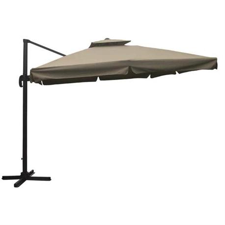 ΟΜΠΡΕΛΑ κρεμαστή ALU τετ. 3x3m Ανθρακί /...