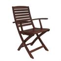 FOLDING ARMCHAIR, ACACIA