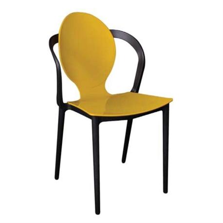 Chair PP Yellow / Black