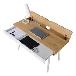 Γραφείο Μεταλ.Λευκό / Melamine Wenge 2