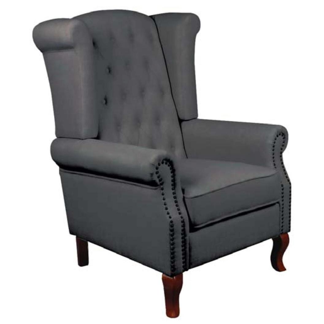 ARMCHAIR DARK GREY Fabric