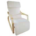 Armchair Super Relax NATURAL (Birch) / WHITE