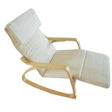 Armchair Super Relax NATURAL (Birch) / WHITE