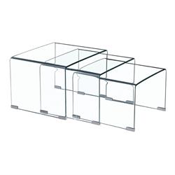 Set 3tables glass 10mm