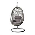 Swing chair grey / cappucino