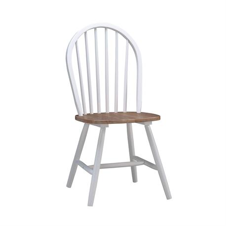 Chair wood walnut / White 