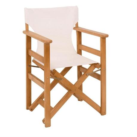 Directors folding armchair natural