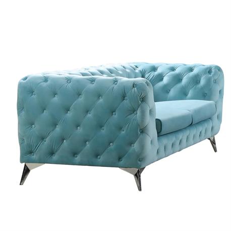 Καναπές 2θέσιος powder blue