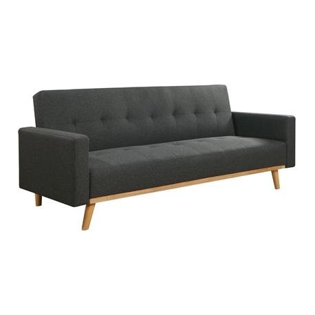 Καναπές -κρεβάτι ύφασμα σκ. Γκρι