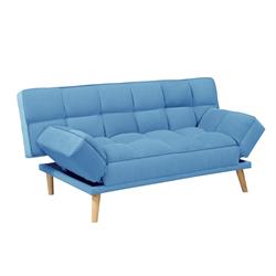 Καναπές -κρεβάτι ύφασμα μπλε