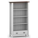 Bookcase white-walnut