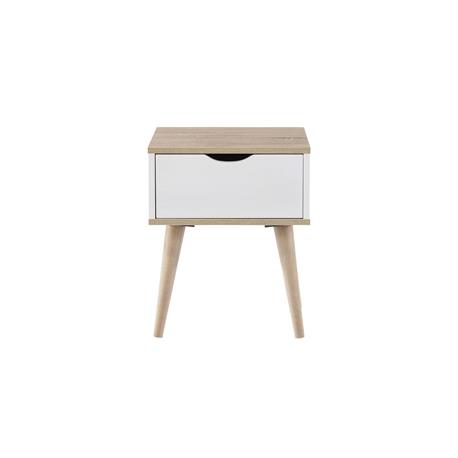 Bedside sonoma - white 40X36