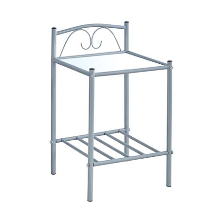 Bedside metal grey 40X40