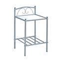 Bedside metal grey 40X40