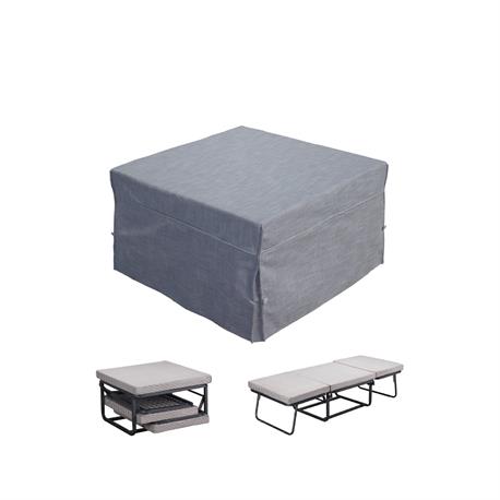 Stool -bed fabric grey